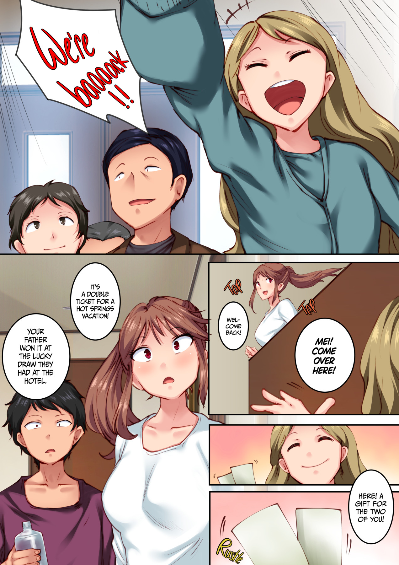 Hentai Manga Comic-Home Alone Romp With My Childhood Friend-Read-40